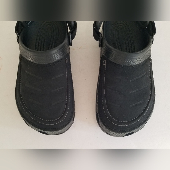 Crocs Men's Yukon Vista Clogs Black Size 7 - Picture 11 of 16